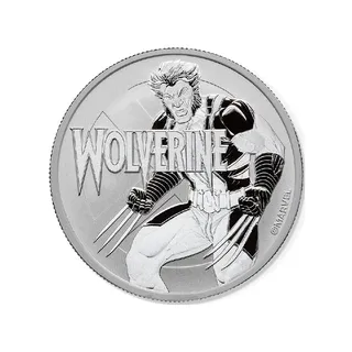 2021 1 Oz Pure Silver Tuvalu Wolverine Marvel Series Coin (Inc. Capsule) – Perth Mint