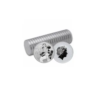 2021 1 Oz Pure Silver Tuvalu Wolverine Marvel Series Coin Roll (20 Pcs) (Inc. Capsule) – Perth Mint