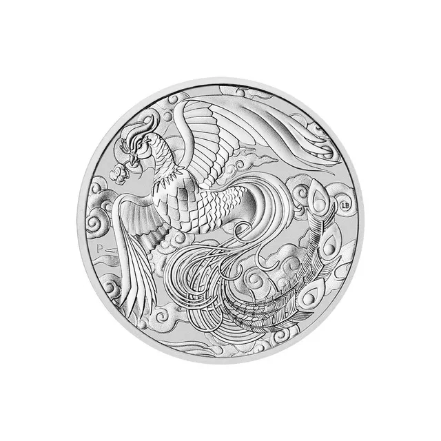 2022 1 Oz Australia Chinese Myths and Legends Phoenix Coin(Inc. Capsule) –  Perth Mint — photo 1