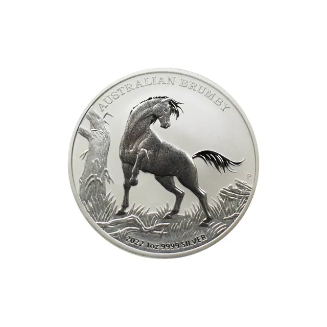 2022 1 Oz Australian Brumby Silver Coin(Inc Capsule) – Perth Mint — photo 1