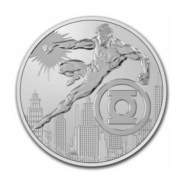2022 1 Oz  DC Comics Green Lantern Silver Coin – NIUE — photo 1