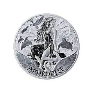 2022 1 Oz Silver Bu Aphrodite Gods Of Olympus Coin ( In Capsule ) – Perth Mint