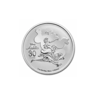 2022 1 Oz Silver Disney Aladdin Coin – New Zealand Mint