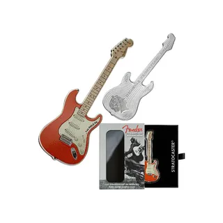 2022 1 Oz Silver FENDER STRATOCASTER FIESTA RED (Inc. Casing) – PAMP Suisse