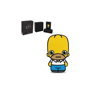 2022 1 Oz Silver Homer Simpson Mini Coin (Inc. Casing) – Perth Mint