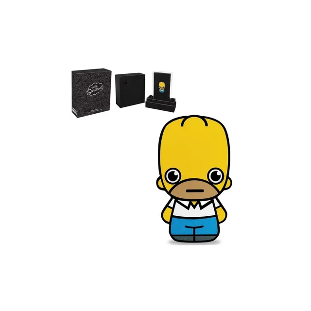 2022 1 Oz Silver Homer Simpson Mini Coin (Inc. Casing) – Perth Mint — photo 1