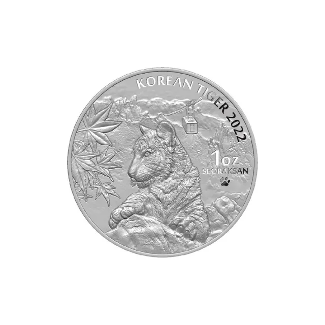 2022 1 Oz Silver Korean Tiger Coin – Komsco — photo 1