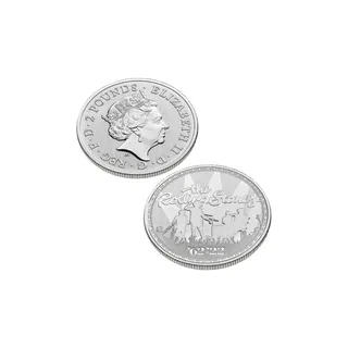 2022 1 Oz Silver Rolling Stones Coin BU (Inc. Capsule) – Royal Mint UK
