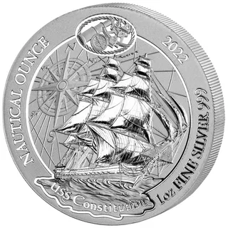 2022 1 Oz Silver USS Constitution Nautical Coin (Sealed) – Bank of Rwanda