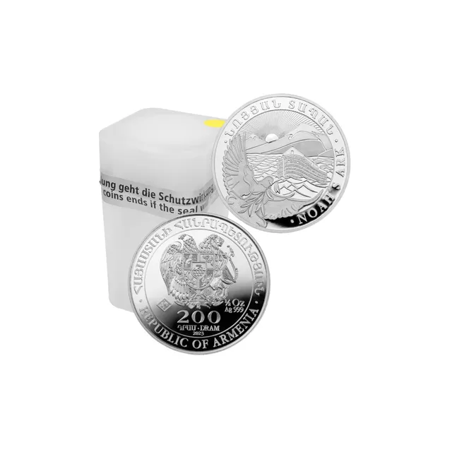2023 1/2 Oz Silver Noah’s Ark Tube (20 pcs) – Gieger Edelmetalle — photo 1