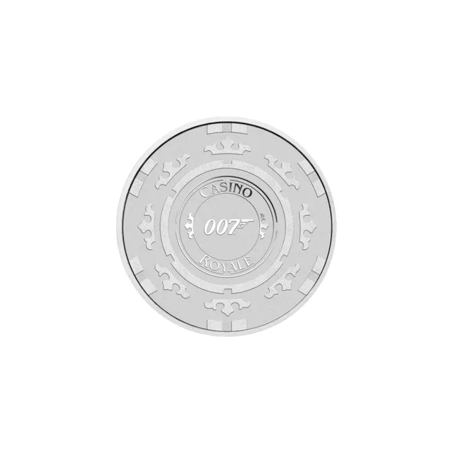 2023 1 Oz James Bond Casino Royale Casino Chip Silver Coin (Inc Capsule) – Perth Mint — photo 1
