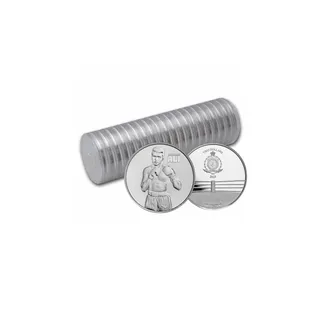 2023 1 Oz Muhammad Ali Silver Coin Roll (20 Pcs) (Inc. Capsule) – NIUE