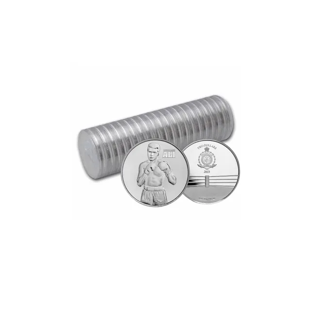 2023 1 Oz Muhammad Ali Silver Coin Roll (20 Pcs) (Inc. Capsule) – NIUE — photo 1
