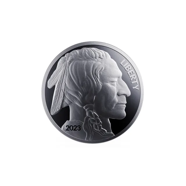 2023 1 Oz Silver Buffalo Round (Inc. Capsule) — photo 1