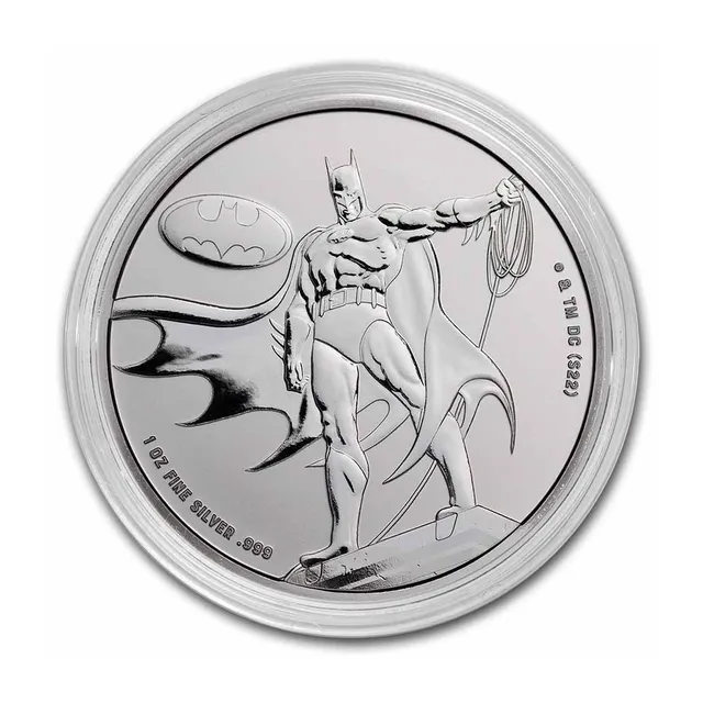 2023 1 Oz Silver DC Comics Batman Coin (Inc. Capsule) – Samoa — photo 1