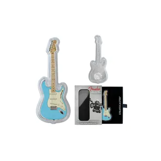2023 1 Oz Silver FENDER Stratocaster Daphne Blue Guitar (Inc. Case) – PAMP Suisse