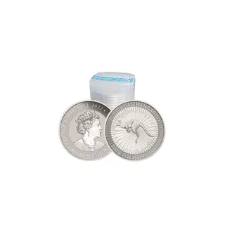 2023 1 Oz Silver Kangaroo Tube(25 Pcs) – Perth Mint
