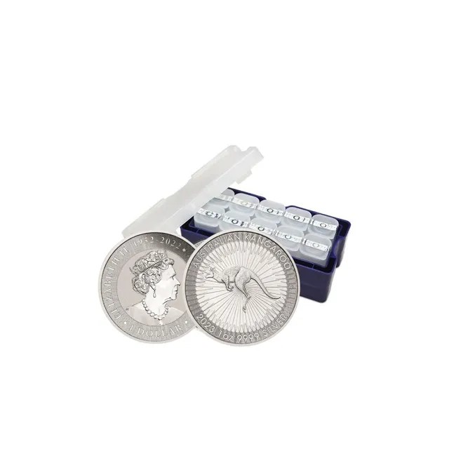 2023 1 oz Silver Kangaroos Sealed box (250 pcs) – Perth Mint — photo 1