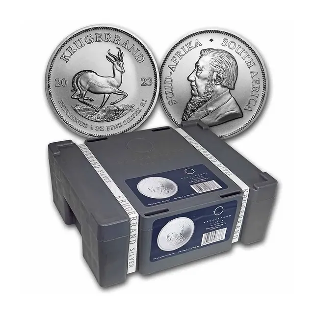 2023 1 Oz Silver Krugerrand Coin Monster Box – Rand Refinery — photo 1