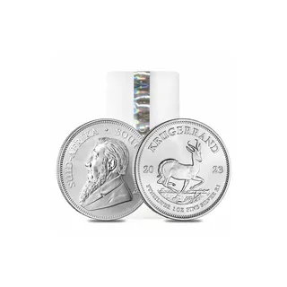 2023 1 Oz Silver Krugerrand Coin Tube (25 Pieces) – Rand Refinery