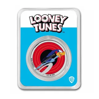 2023 1 Oz Silver Looney Tunes Road Runner Coloured Coin (Inc. TEP) – Samoa