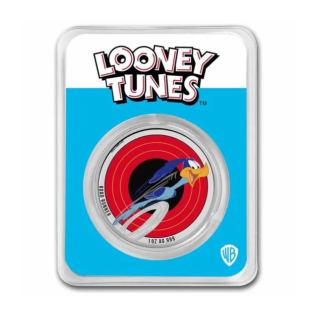 2023 1 Oz Silver Looney Tunes Road Runner Coloured Coin (Inc. TEP) – Samoa — photo 1