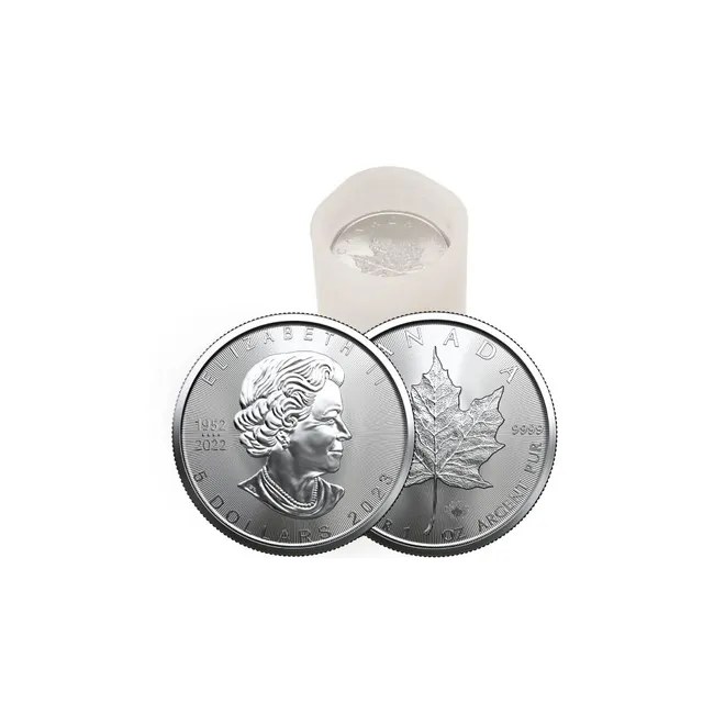 2023 1 Oz Silver Maple Tube(25 Pieces) – Royal Canadian Mint — photo 1