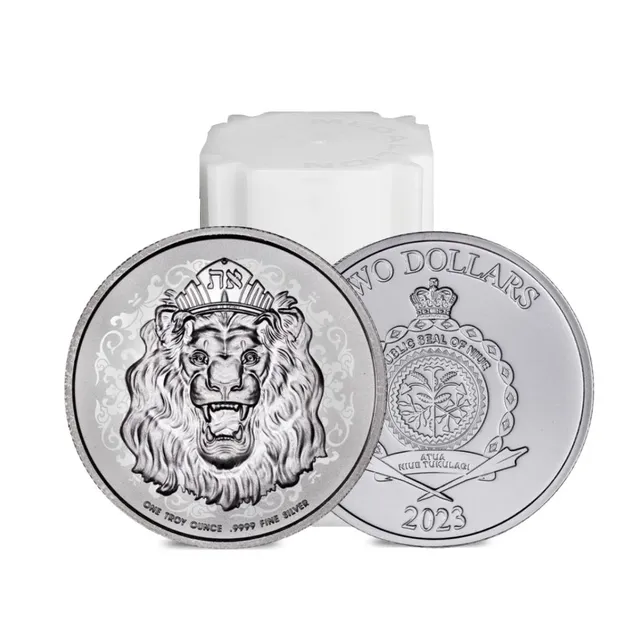 2023 1 Oz Silver Roaring Lion Coin Tube – NIUE — photo 1