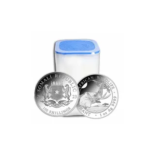 2023 1 Oz Silver Somali Elephant Coin Tube – Bavarian Mint