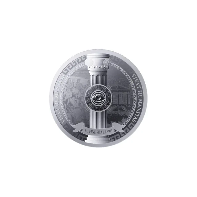 2023 1 oz Vivat Humanitas Silver Coin (Inc Capsule) – NIUE — photo 1
