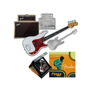 2023 2 X 1 Fender Precision Bass Guitar & Bassman Pure Silver Coin Set – PAMP Suisse
