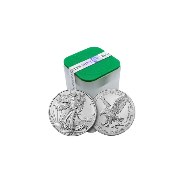 2024 1 Oz American Silver Eagle Coin Tube (20 Pcs.) – U.S Mint — photo 1