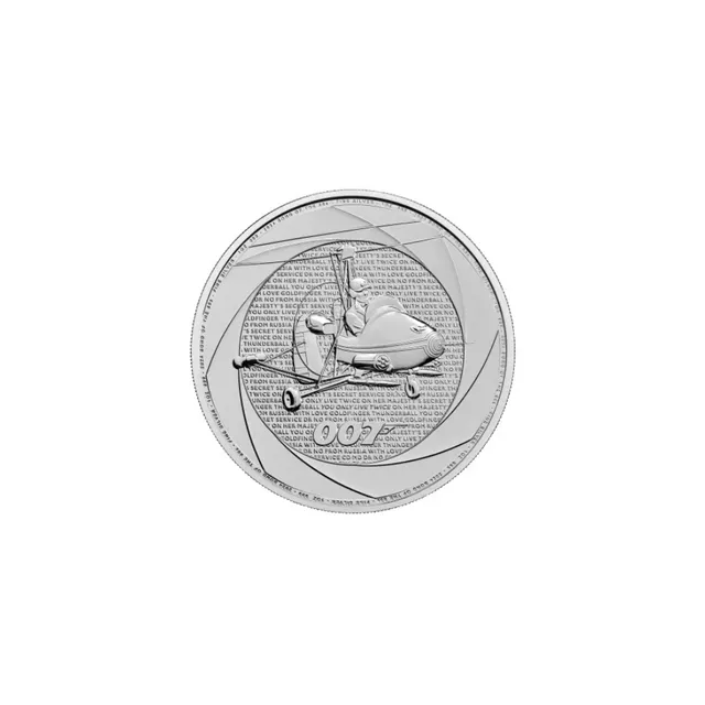 2024 1 oz James Bond of the 1960s Silver Coin – The Royal Mint — photo 1