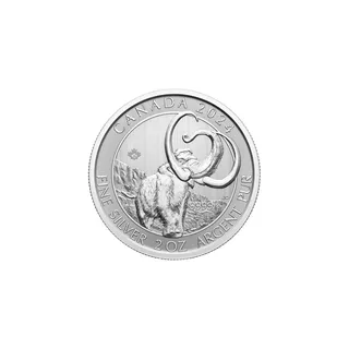 2024 2 oz Ice Age Woolly Mammoth Silver Coin – Royal Canadian Mint