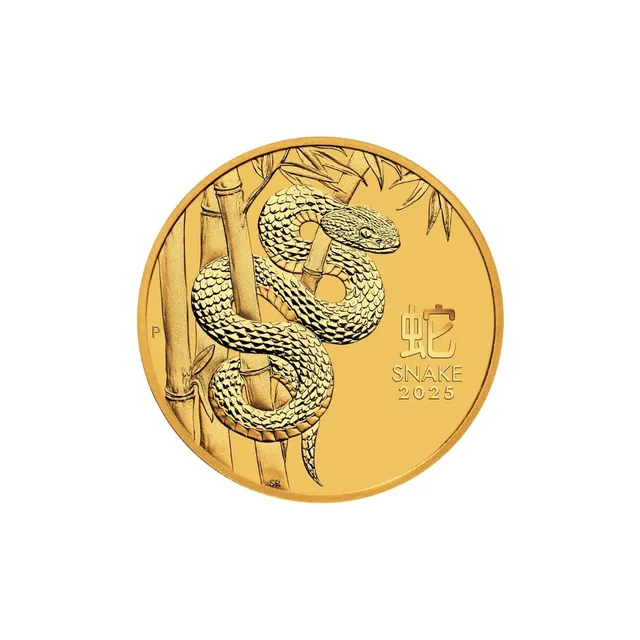 2025 1/10 oz Lunar Year of Snake Gold Coin(Inc. Capsule) – Perth Mint — photo 1