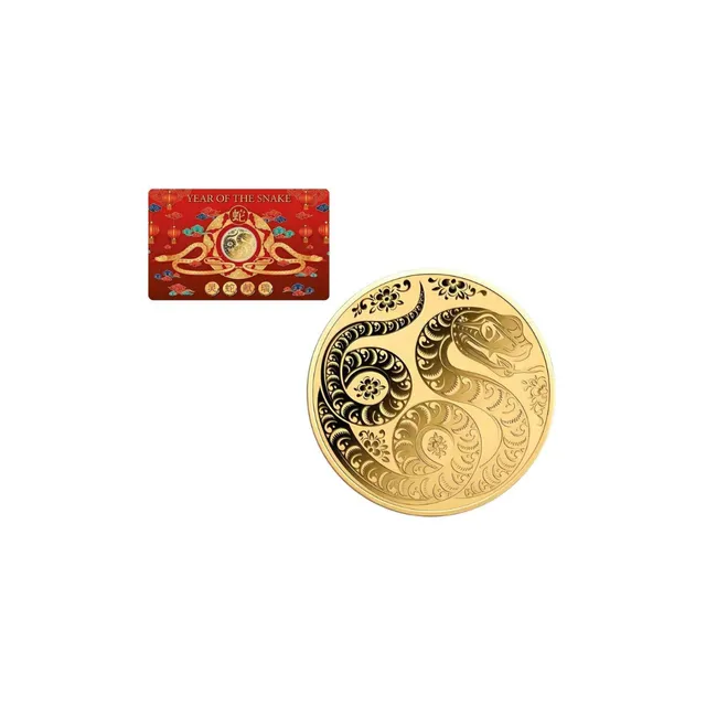 2025 1/1000 Oz Year of the Snake 3000 Francs Chad Gold Coin (Limited Mintage) (24K) (Delivery Only) — photo 1