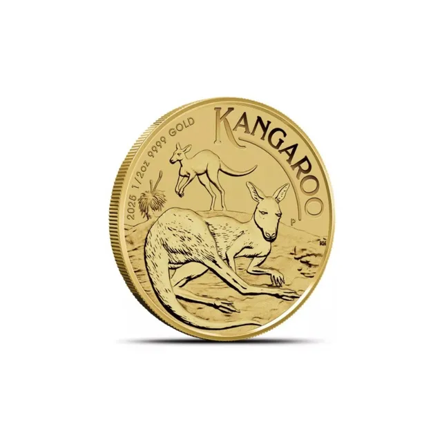 2025 1/2 oz Gold Kangaroo Coin – Perth Mint — photo 1
