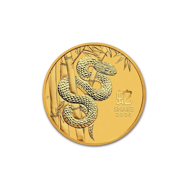 2025 1/20 Oz Lunar Year of the Snake (Inc Capsule) – Perth Mint — photo 1