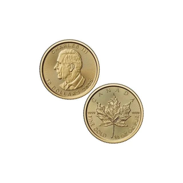 2025 1/4 oz Gold Maple Leaf Coin – Royal Canadian Mint — photo 1