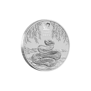 2025 1 oz Australian Lunar Series III Year of the Snake Silver Coin (Inc Capsule) – Perth Mint