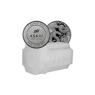 2025 1 oz Lunar Snake Silver Round Tube (20 Pcs) – Asahi Refining