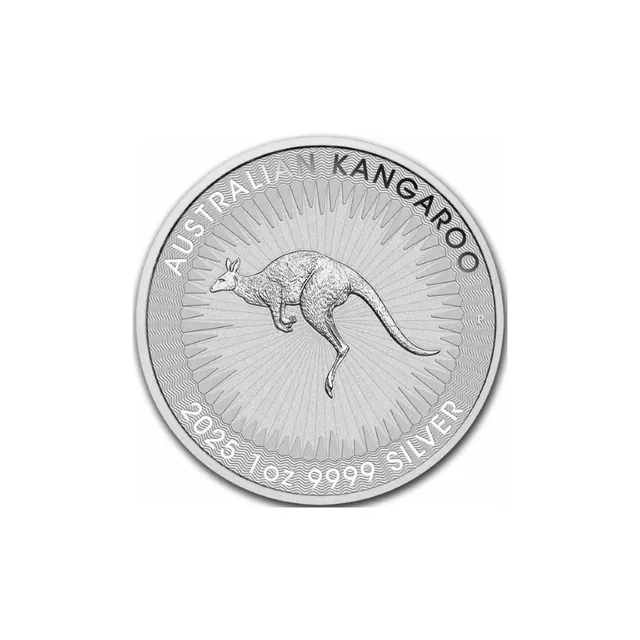 2025 1 Oz Silver Kangaroo Coin – Perth Mint — photo 1