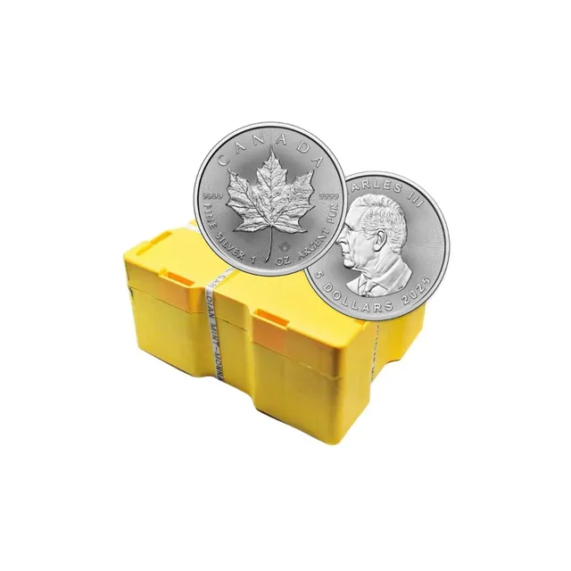2025 1 Oz Silver Maple Leaf Coin Monster Box (500 Pcs) – Royal Canadian Mint — photo 1