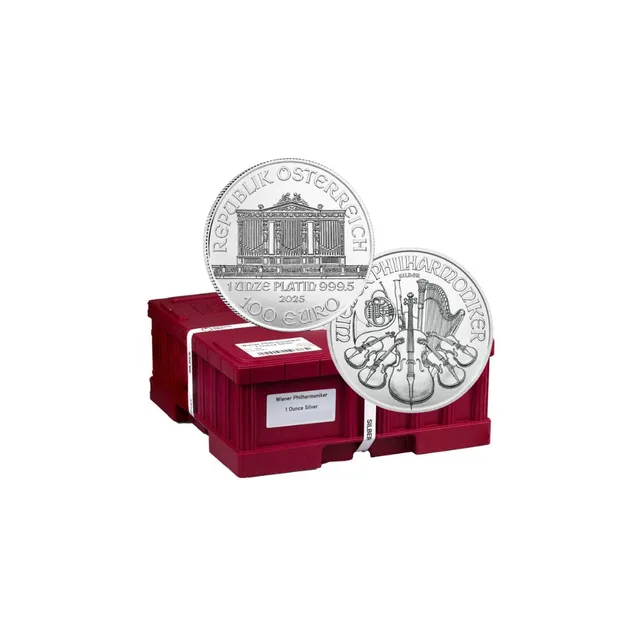 2025 1 Oz Silver Philharmonic Coin Monster Box (500Pcs) – Austrian Mint — photo 1