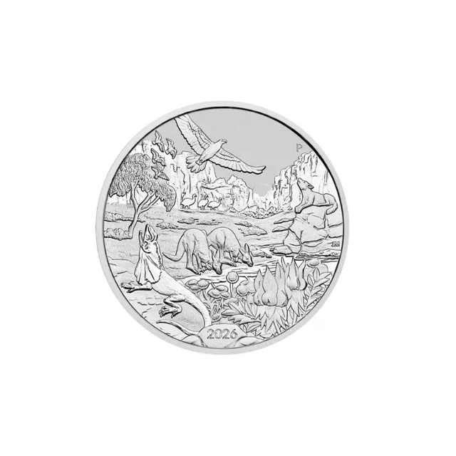 2026 1 oz Australian Wonders of Australia The Outback Silver Coin (Inc Capsule) – Perth Mint — photo 1