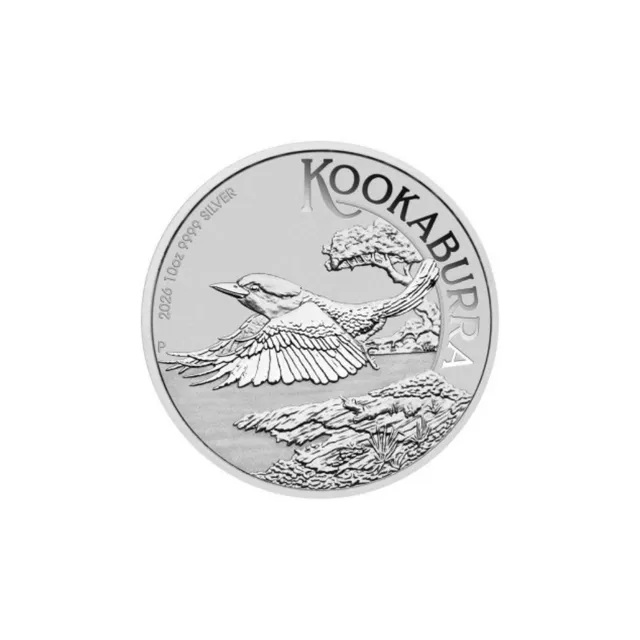2026 10 Oz Kookaburra Silver Coin (Inc Capsule) – Perth Mint — photo 1