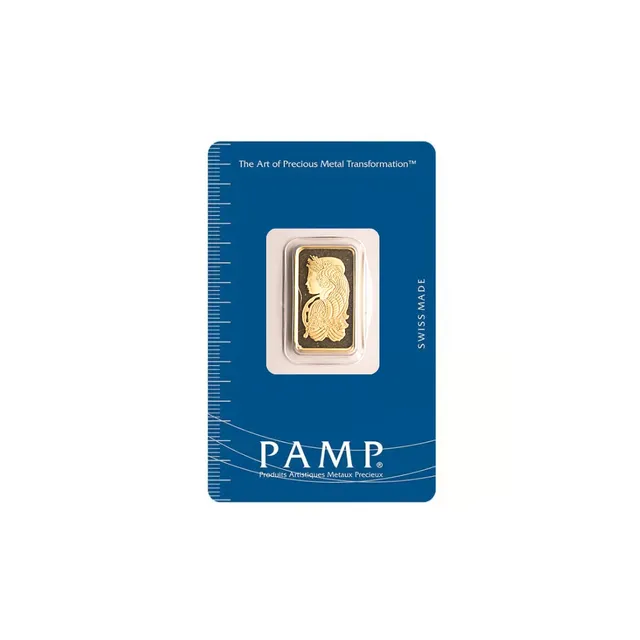 5 Gram Gold Bar (Circulated) (Inc. Assay Card) – Pamp Suisse — photo 1