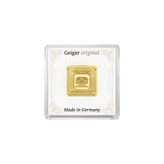 5 gram Gold Bar (Inc. Assay Card) | Geiger Edelmetalle — photo 1