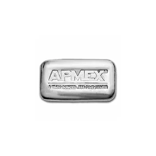 5 Oz Cast-Poured Silver Bar – APMEX