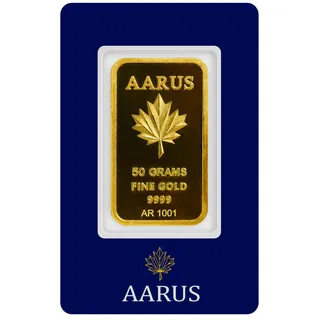 50 Grams Gold Aarus Bar